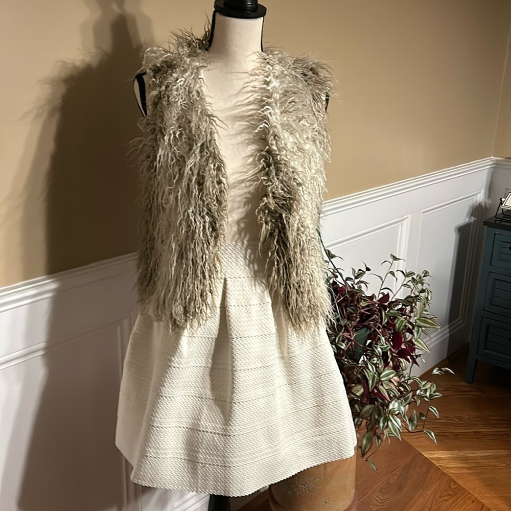 Winter white A-Line skirt